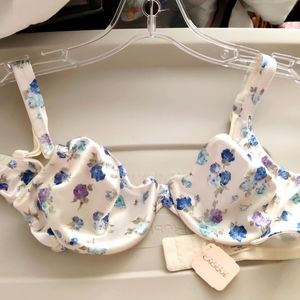 Cacique bra 34a blue white